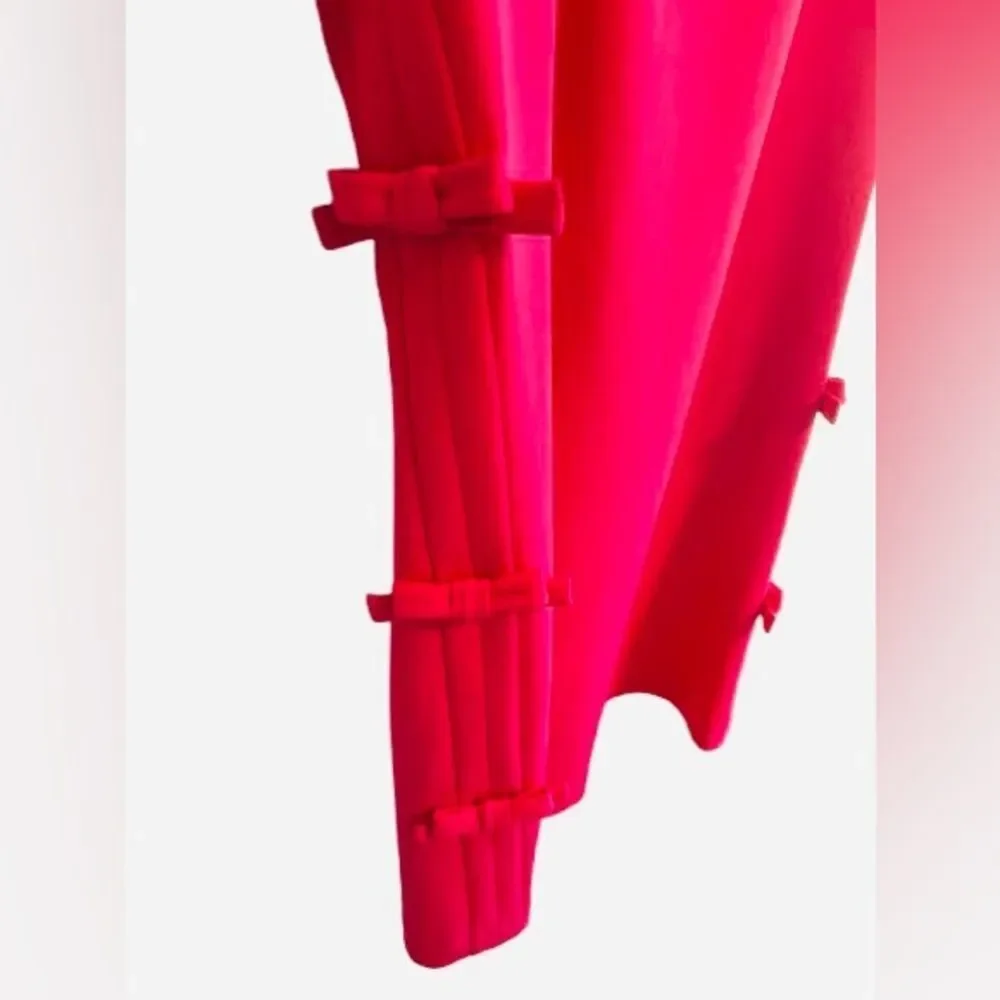 Karl Lagerfeld Pink Sheath Mini Dress Square Neck - Picture 3 of 9